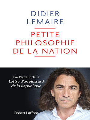 cover image of Petite Philosophie de la nation